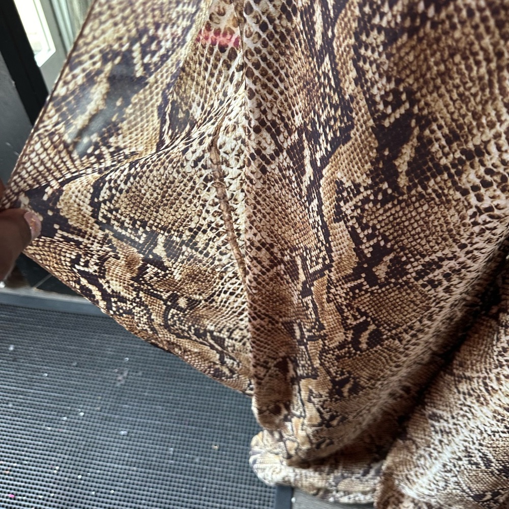 Ralph Lauren The purple Label  Saunders Python Print Palazzo Pants - Picture 9 of 13